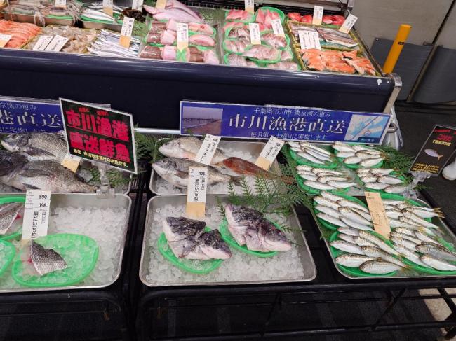 妙典店での販売の様子の写真