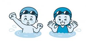 水中体操教室イラスト
