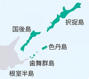 北方領土のイラスト