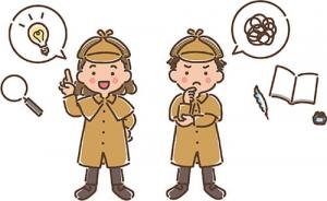 探偵のイラスト