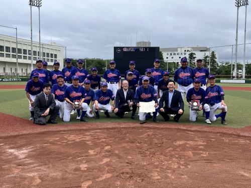 古希・還暦市川ライオンズ 第25回市川市長杯古希軟式野球大会 閉会式のが画像