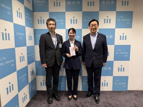 JICA海外協力隊2026年度第1次派遣 水野千里氏 表敬訪問の画像