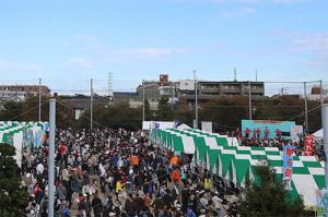 市民まつりの風景写真