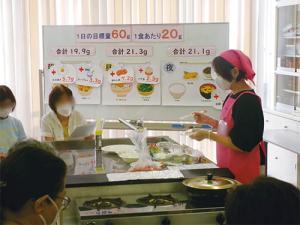 食生活サポーターによる講習会の写真