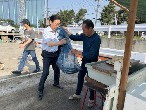 市川市漁業協同組合　漁港朝市の画像