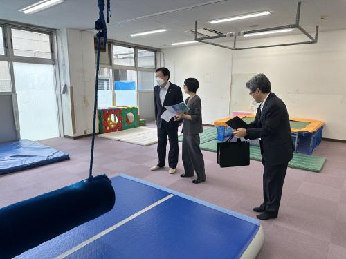 市川市こども発達センター　視察の画像