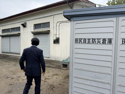 田尻自治会館　視察の画像