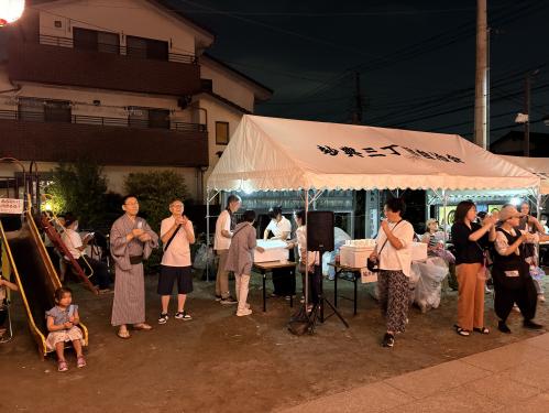 妙典3丁目自治会　夏祭りの画像