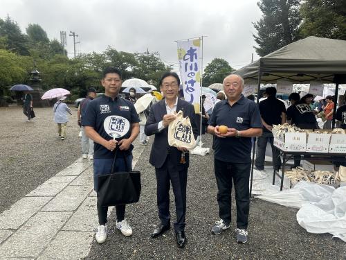 市川のなしフェアの画像