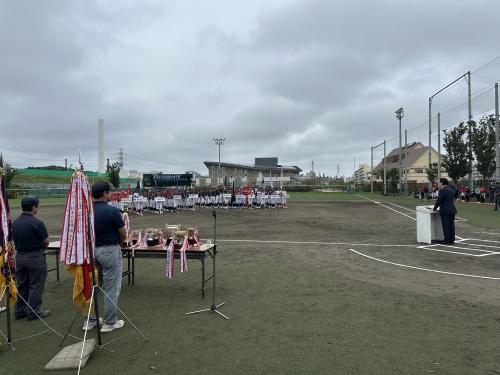 行徳少年野球連盟　第86回行徳少年野球秋季大会及び第51回低学年大会　開会式の画像