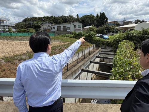 二俣川管理用通路　視察の画像