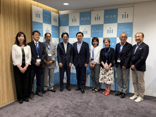 行政相談委員・総務省関東管区行政評価局・千葉行政監視行政相談センター　表敬訪問の画像