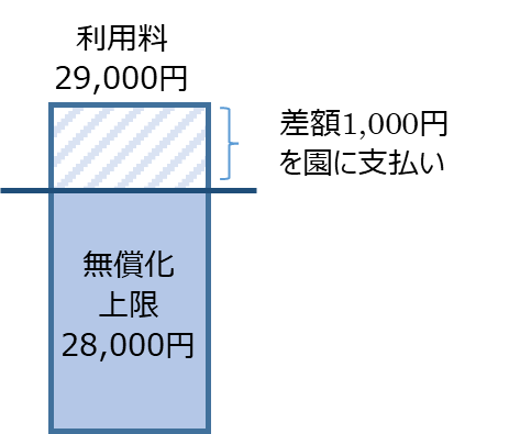 月の利用料が28,000円を超える場合