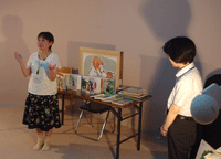 お父さんのためのおはなし会の様子の写真