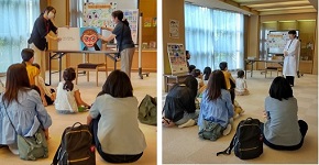 写真：秋空えほんの会の様子