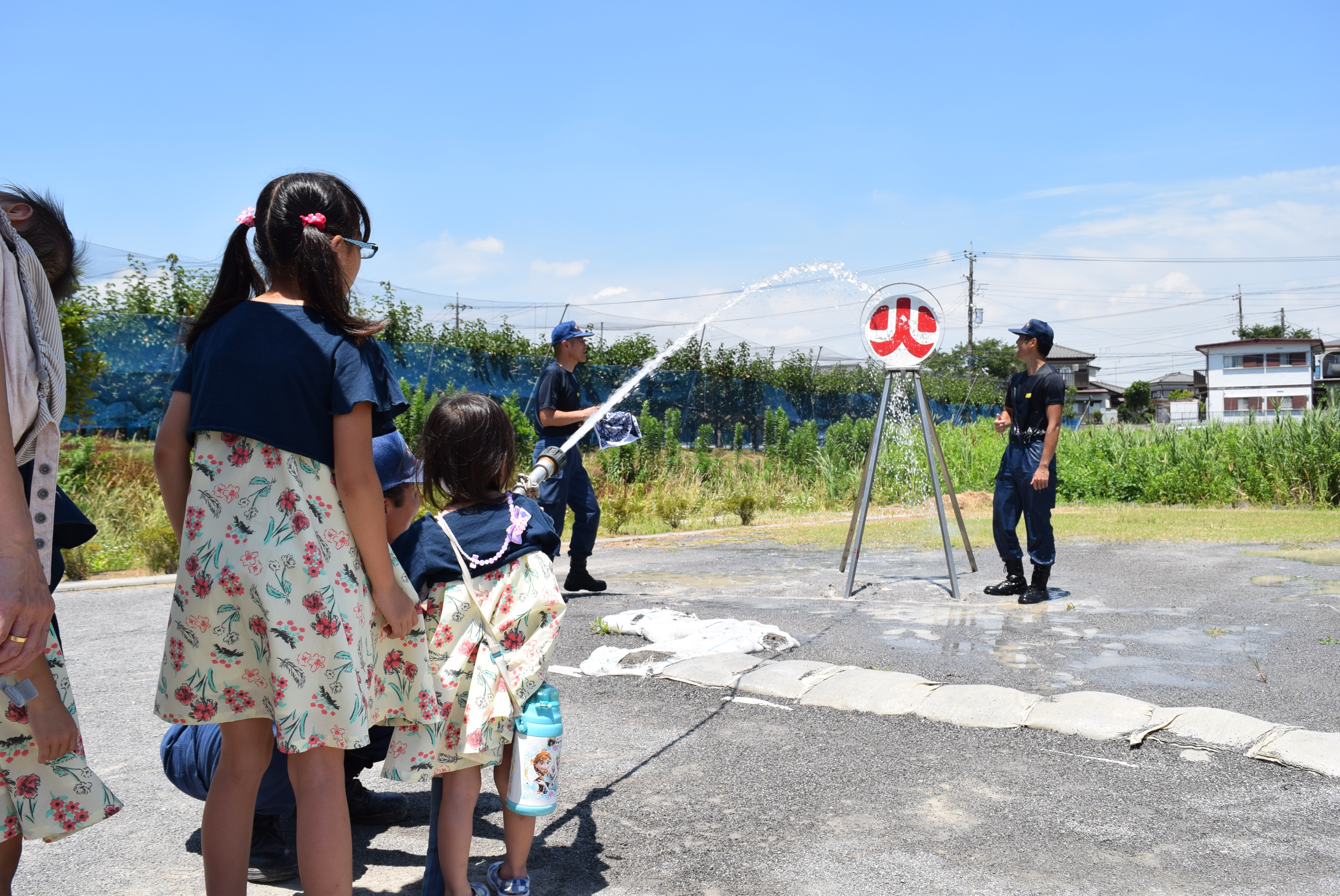 放水体験の画像