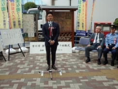 村越市長の挨拶の画像