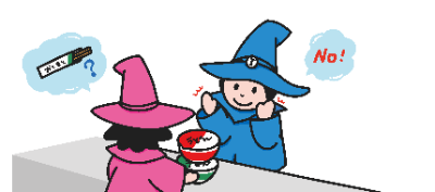 イラスト:割りばしを断る