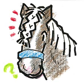 ポニーの前髪の絵 ポニーの前髪の絵