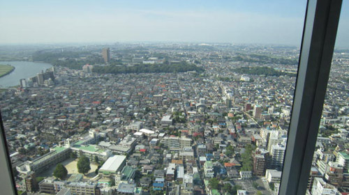 写真:シースルーエレベーター