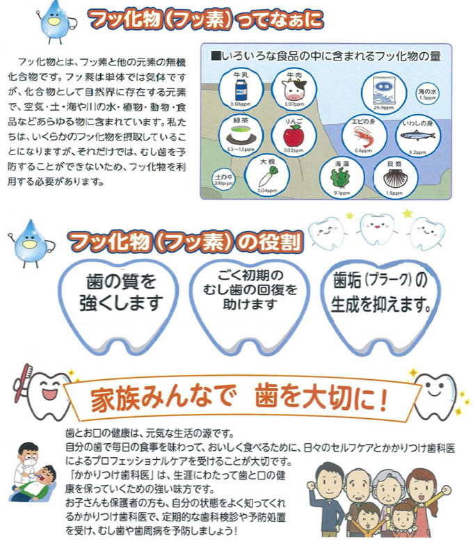 フッ化物(フッ素)ってなあに