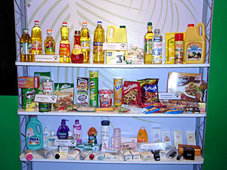 アブラヤシを原料とする製品の画像