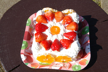 パンとヨーグルトで作りましたの画像