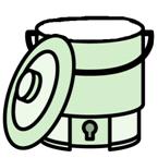 イラスト:密閉型(屋内用)