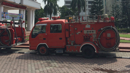 市川市寄贈消防車の画像