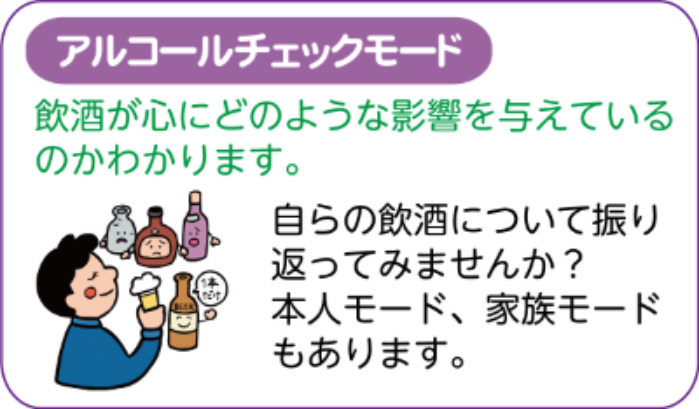 こころの体温計　R7-アルコールチェックモード