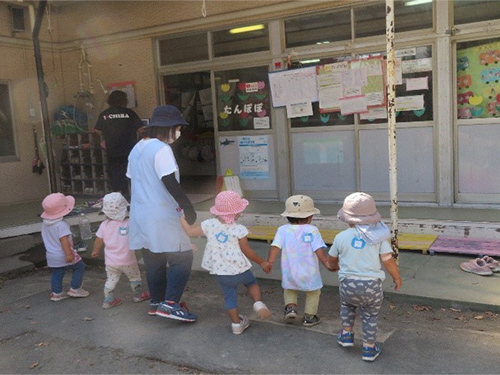 外遊びおしまいの画像