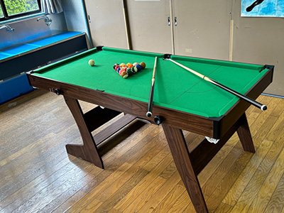 写真：相之川こども館のビリヤード