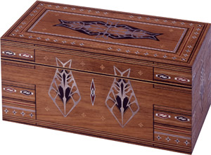 金銀木画筥の画像