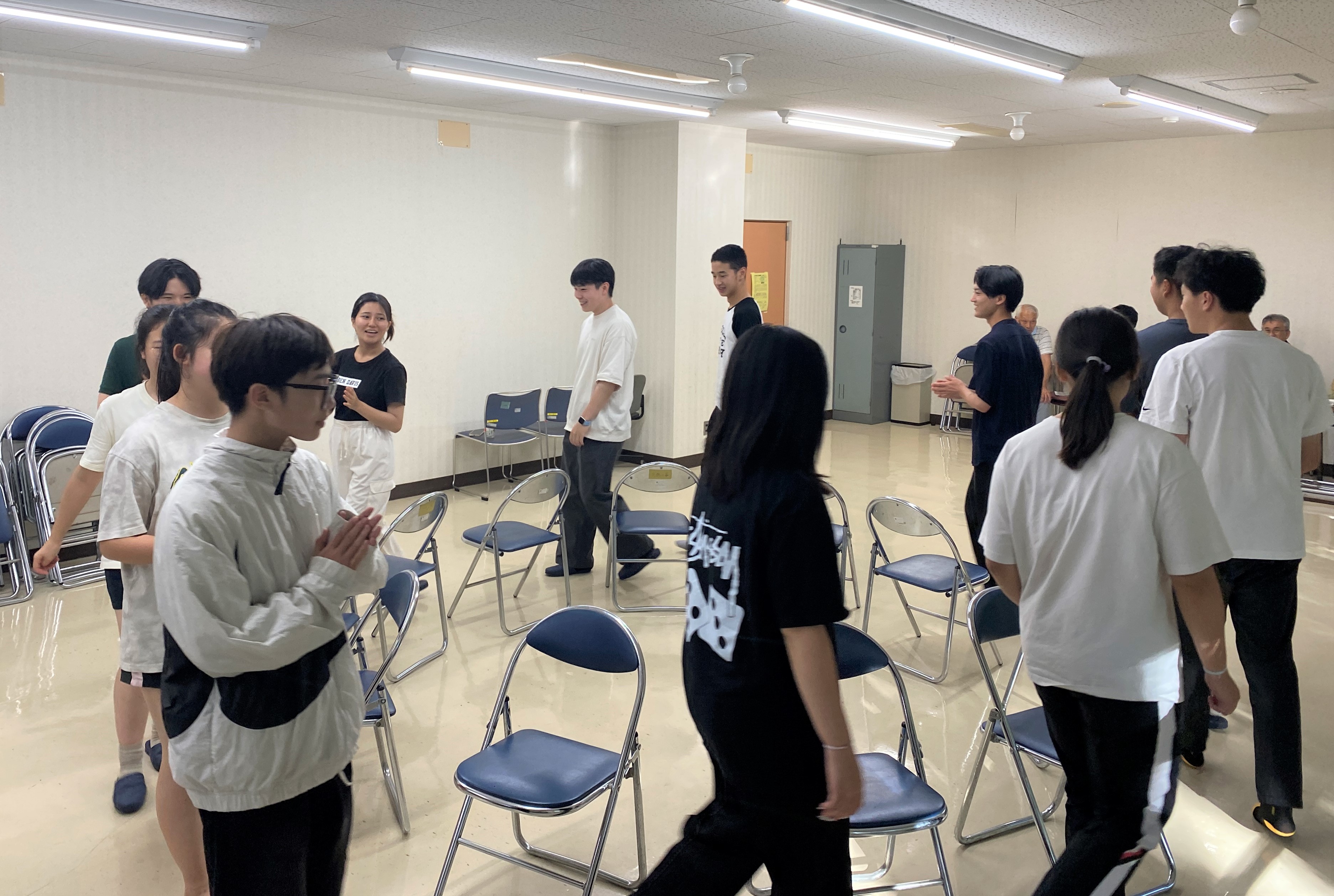 写真：学生会といす取りゲーム