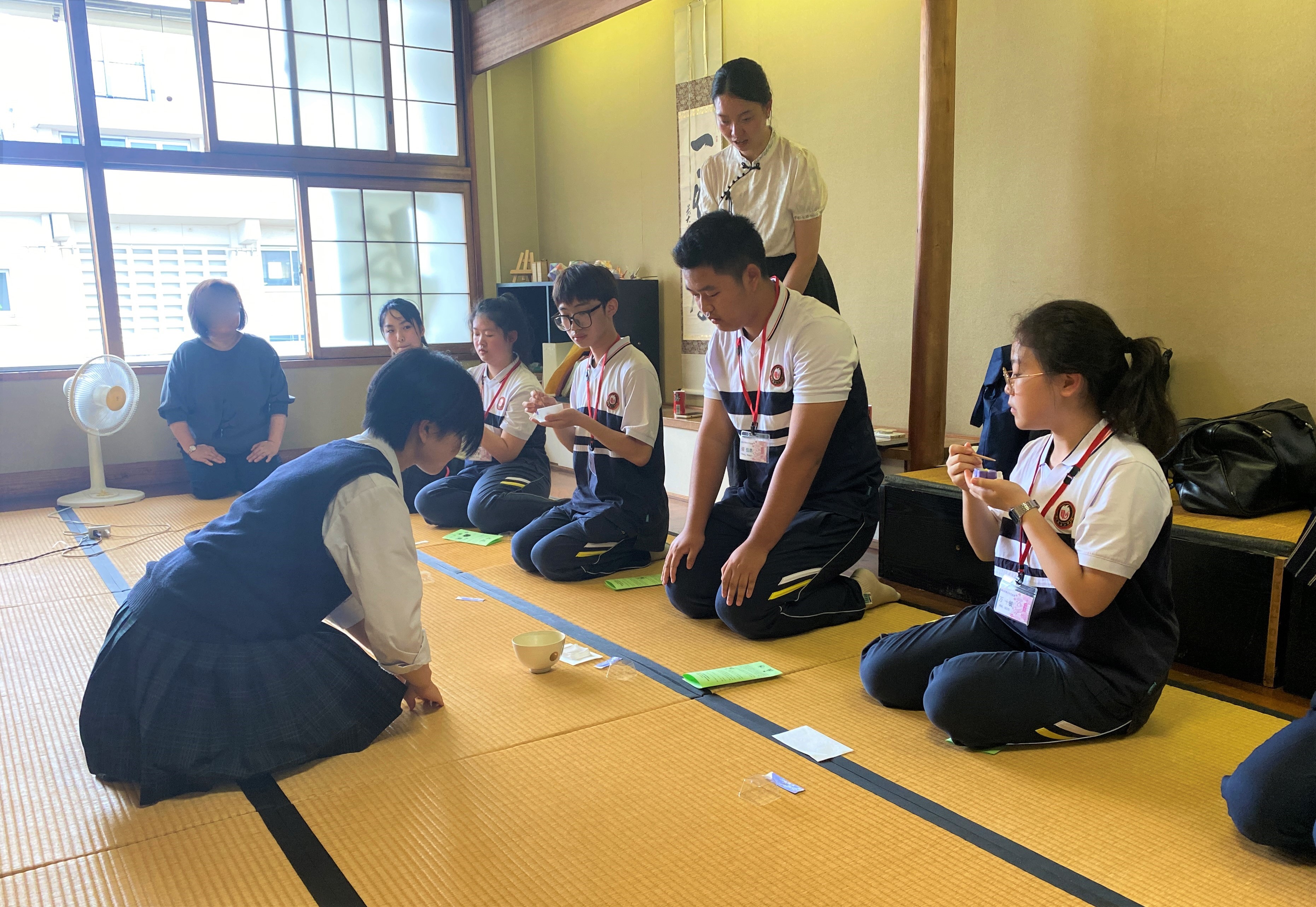 写真：茶道体験