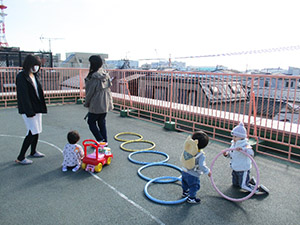 屋上開放の様子の画像