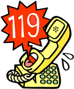 イラスト：電話機