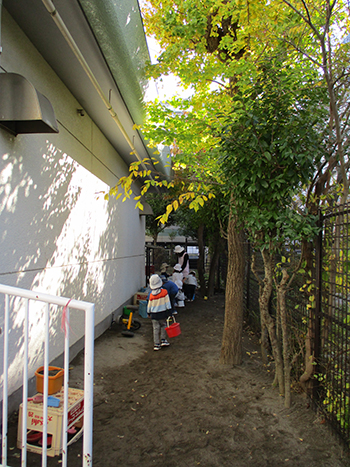 園庭　隠れ家スポットの画像