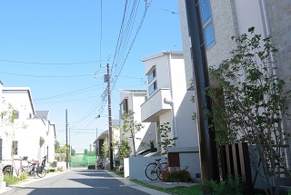 写真:モダンカーサ市川市大和田四丁目景観協定