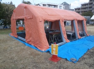 令和5年度医療救護所訓練写真(1)