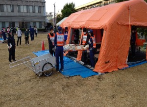 令和5年度医療救護所訓練写真(2)