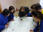 外部講師を招いてHUG訓練