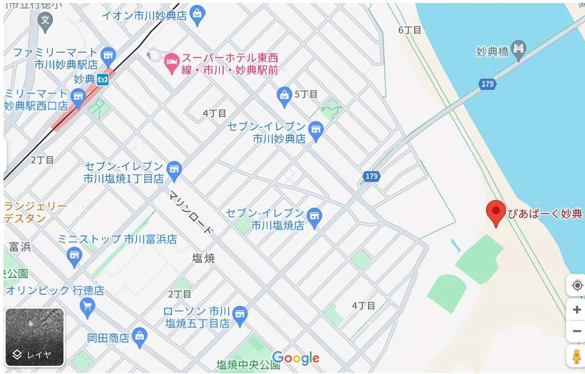 イラスト：ぴあぱーく妙典内の保育園の横にこども施設がオープンしました。