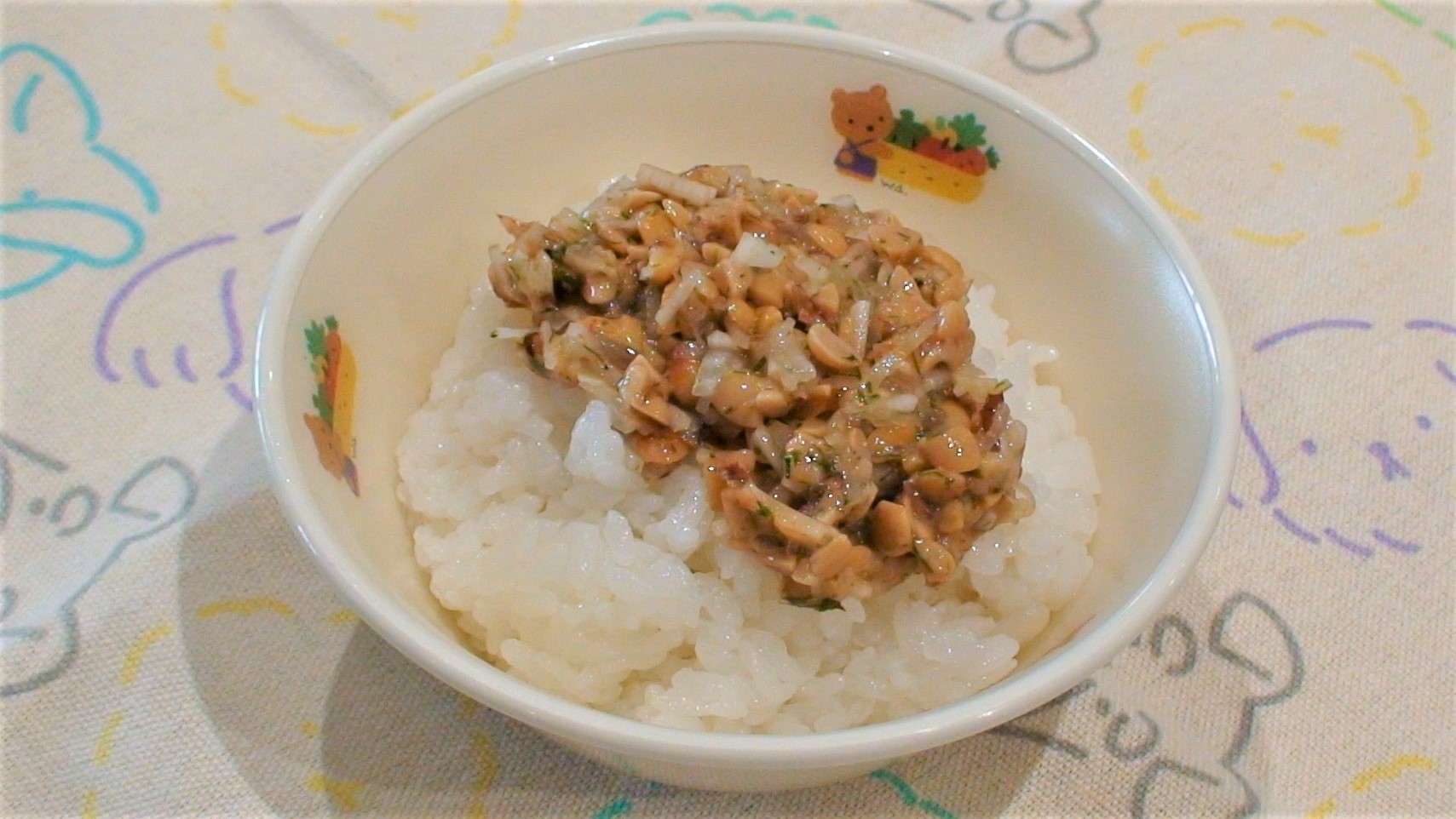 納豆ご飯の画像