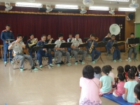 写真:消防音楽隊の様子