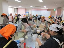 味噌づくり研修の画像