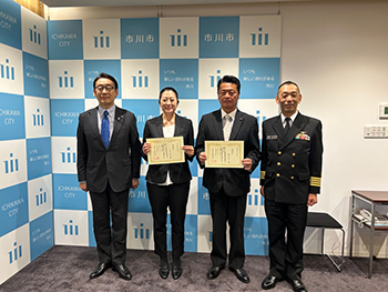 令和4年度 自衛官募集相談員委嘱状交付式の画像