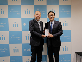 連合千葉総部地域協議会からの要請及び チャリティーの寄付の画像