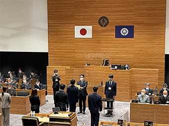 職員表彰式の画像