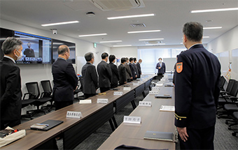 朝礼風景の画像